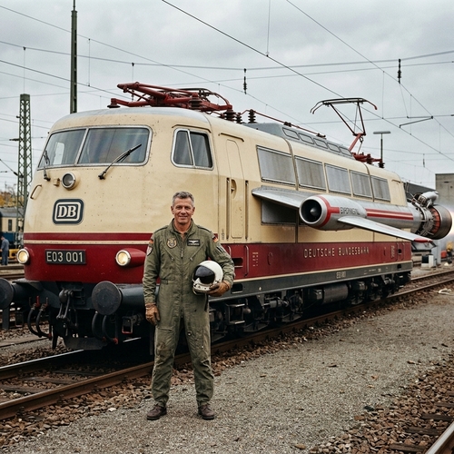 Dieter Schindewolf *1935 — KI-Rekonstruktion, Bundesbahn-Beamter